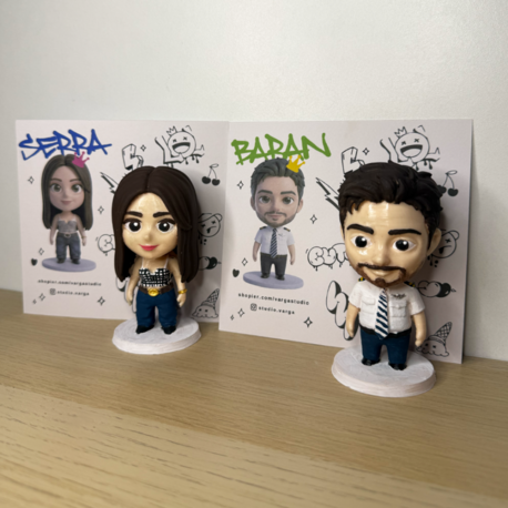 Kişiye Özel 3D Figür Boyalı - Tekli (10 CM)