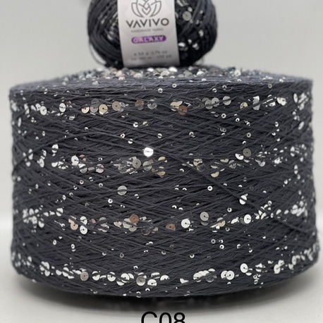 VAVIVO GALAXY 3+6 MM İRİ PULLU EL ÖRGÜ İPİ