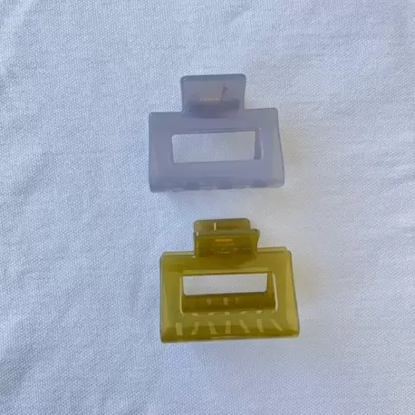 Pastel Renkli 2'li Orta Boy Saç Toka Seti