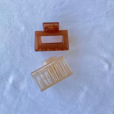 Pastel Renkli 2'li Orta Boy Saç Toka Seti