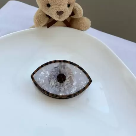Leopar Çerçeveli Göz Toka - LİLA