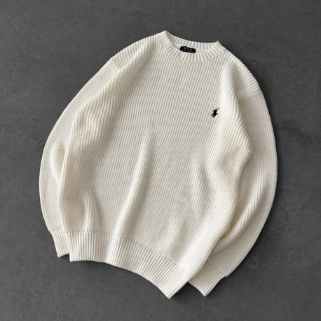 A Kalite PL Triko Sweatshirt - Beyaz