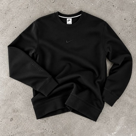 NK Double Face Kumaş Sweatshrit - Siyah