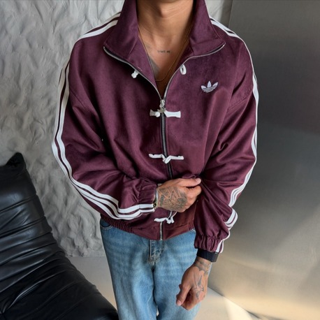 CHİNESE 1/1 Kalite Süet Ceket - Bordo