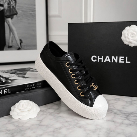 Chanel Sneakers Black V02