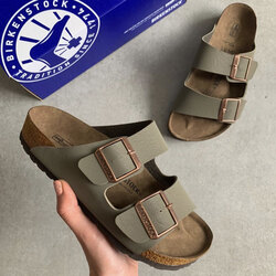 Birkenstock Arizona Yeşil (Geniş kalıptır.)