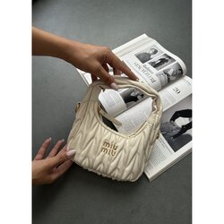 Miu Miu Cream Leather Bag