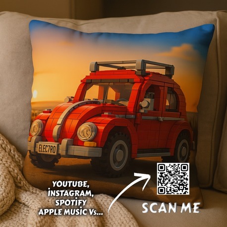 Kişiselleştirilmiş Yastık Kılıfı (Lego Car)