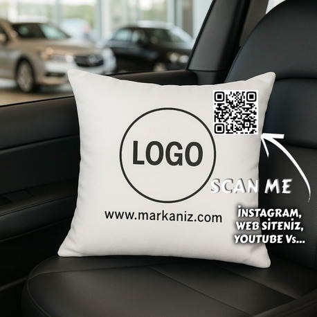 Kişiselleştirilmiş Yastık Kılıfı (İş Yeri, Web Site, Firma Vs...)
