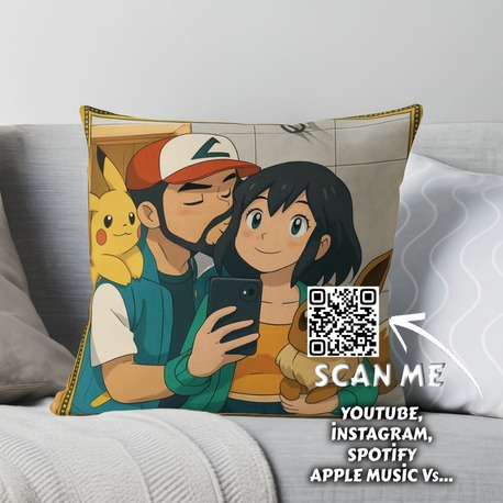 Kişiselleştirilmiş Yastık Kılıfı (Pokemon)