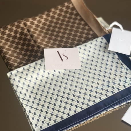CELINE %100 SAF TWİL İPEK İTHAL EŞARP