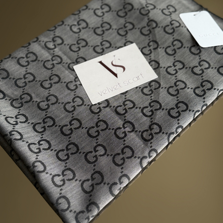 GUCCI YÜN İPEK ŞAL ANTRASİT