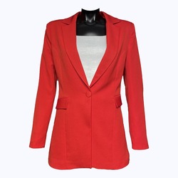 Kırmızı Blazer Ceket