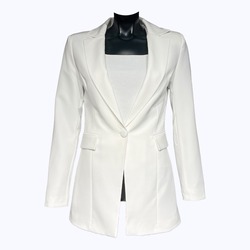 Beyaz Blazer Ceket