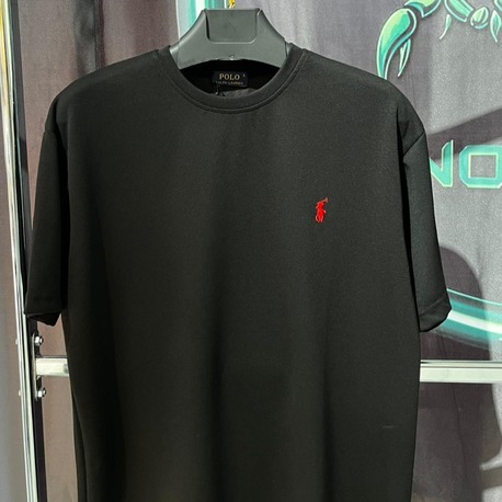Polo Ralph Lauren Siyah Premium Bisiklet Yaka Tshirt