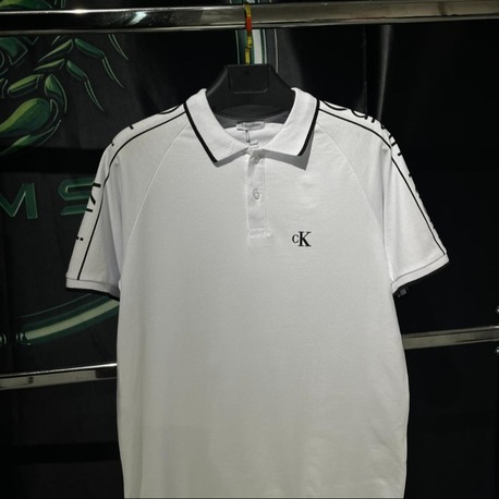 Calvin Klein Beyaz Premium Polo Yaka Tshirt