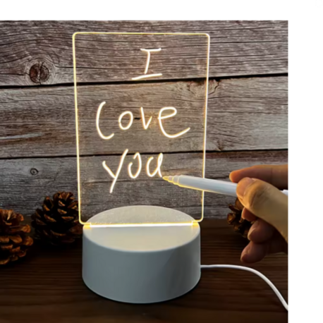 LED Yazı Tahtası Gece Lambası