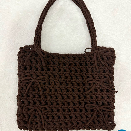 Espresso Bow Tote Penye Kol Çantası