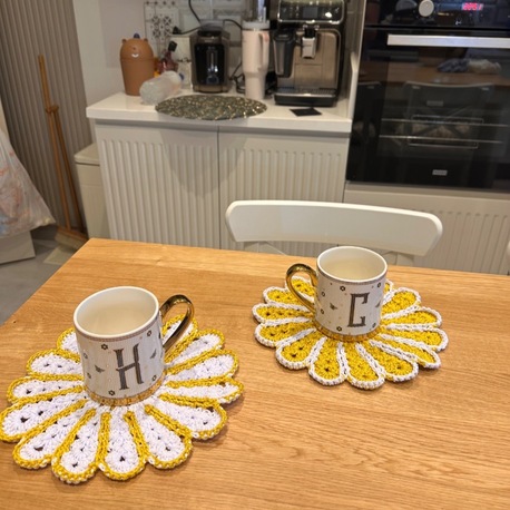 Daisy Bloom | El Örgüsü Papatya Supla – 2’li Set 