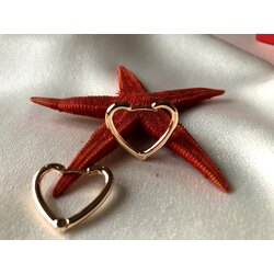 Mini Klipsli Kalp Küpe ♥️