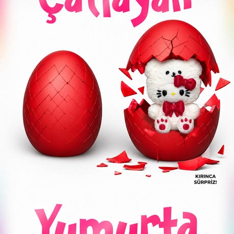 Hello kitty sürpriz yumurta serisi 