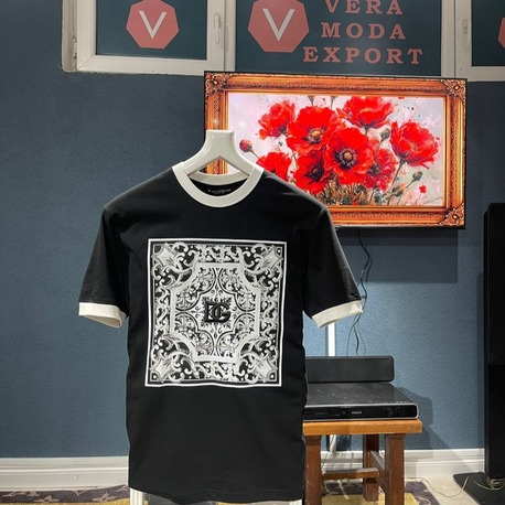 Dolce & Gabbana Siyah/Beyaz Tshirt