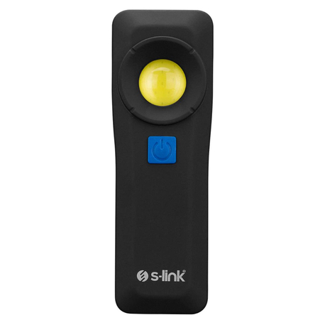 S-Link SL-F593 3W Cob LED Pilli Lensli Özel Tasarımlı Manyetik Tutuculu El Feneri