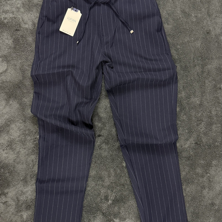 Lufian Çizgili Jogger Pantolon (lacivert)