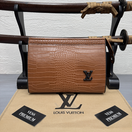 Louis Vuitton Clutch Bag - Croc Leather
