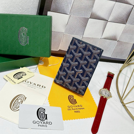 Imported | Ithal Goyard Pocket Organizer - Navy Blue