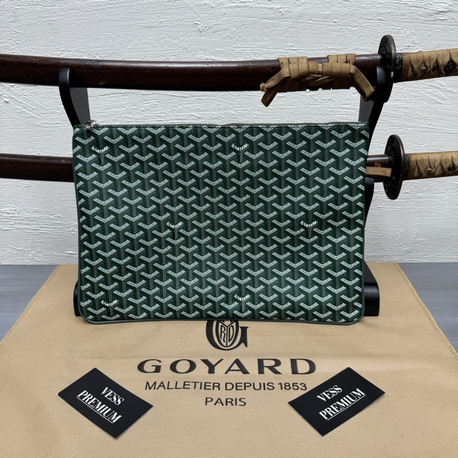 Goyard Senat GM Macbook Bag - Green