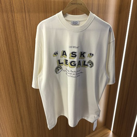 Off White Premium Tişört