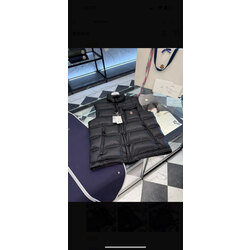 Moncler Grenoble fermuarlı ve çıtçıtlı kaz tüyü yelek