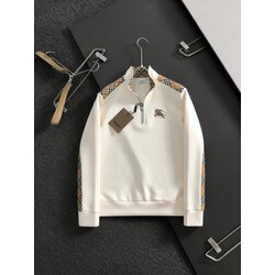 Ekose fermuarlı sweatshirt