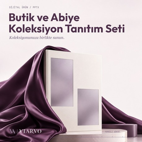 Butik ve Abiye Koleksiyon Tanıtım Seti (PPTX)