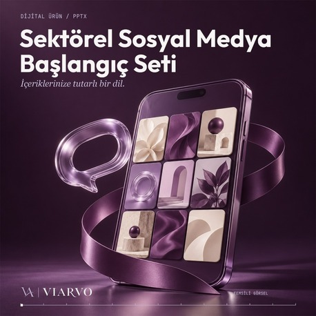 Sektörel Sosyal Medya Başlangıç Seti (PPTX)
