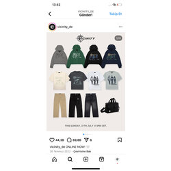 Vicinity hoodie,tee,pants
