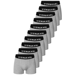 VIEN&KARL 10'lu Gri Boxer Set