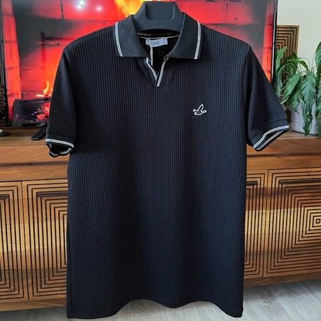 BYMN Premium Siyah Polo Yaka