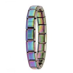 Hologramlı çelik charm bileklik