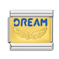 Dream gold charm