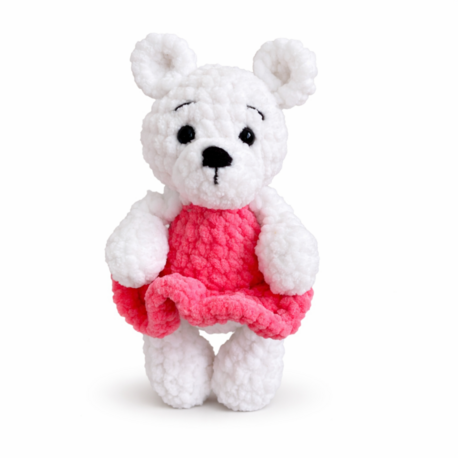 Pembe Elbiseli Peluş Ayıcık 