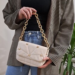 Yıldız Detaylı Mini Kapitone Çanta