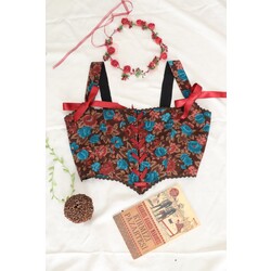 BLU FLOWER CORSET