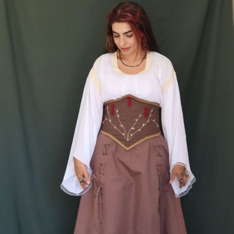 NAKIŞLI KORSELİ KOMBİN
