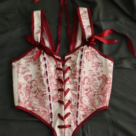 Bordo Fransız korse