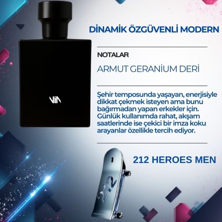 CAROLINA HERRERA 212 HEROES MEN