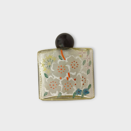 Vintage Sanatci Isi Boyamali Parfum Sisesi