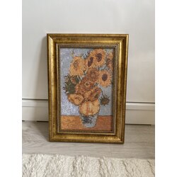 Ayçiçekleri van Gogh kanaviçe tablo