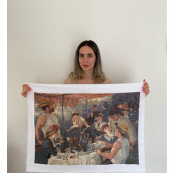 Tekne gezisinde öğle yemeği renoir desen 73x53 cm